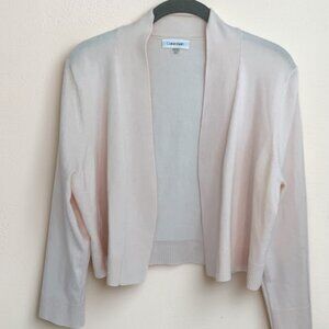 CK Calvin Klein Cropped Cardigan Sweater